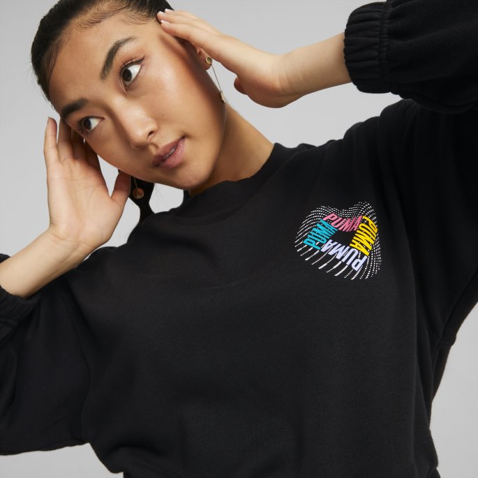 Svart Swxp Crew Neck Kjole Kvinner Puma På Salg