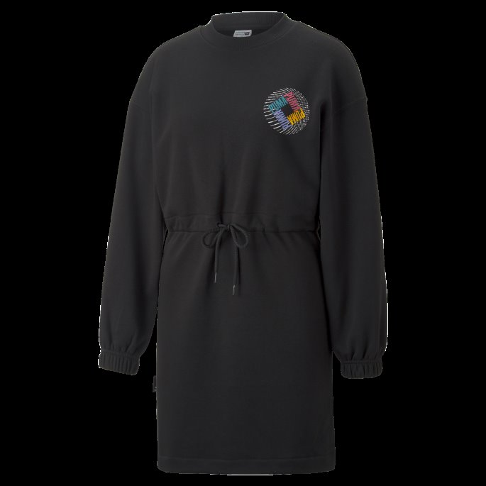 Svart Swxp Crew Neck Kjole Kvinner Puma På Salg