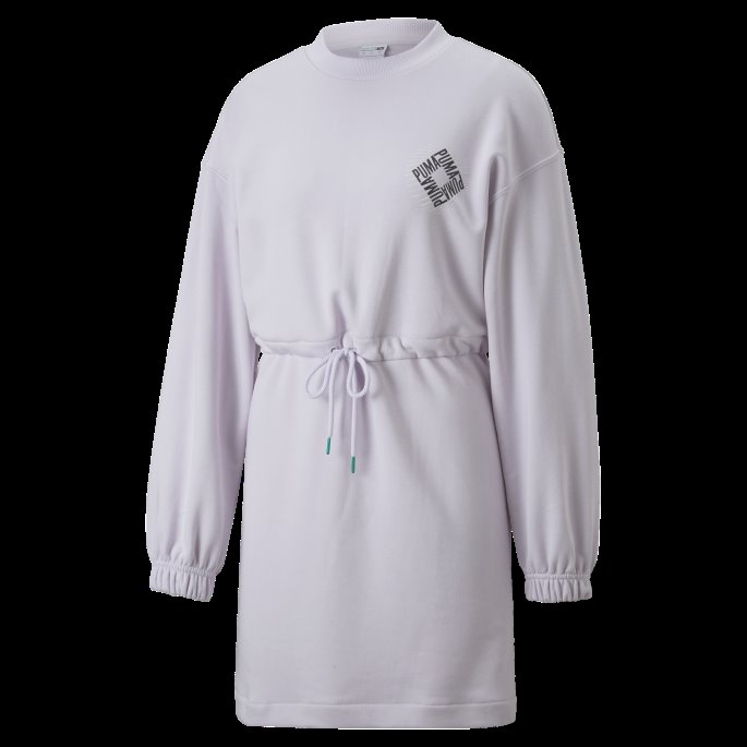 Sportsklær Fra Puma På Tilbud Crew Neck Kjole Lavendel Tåke