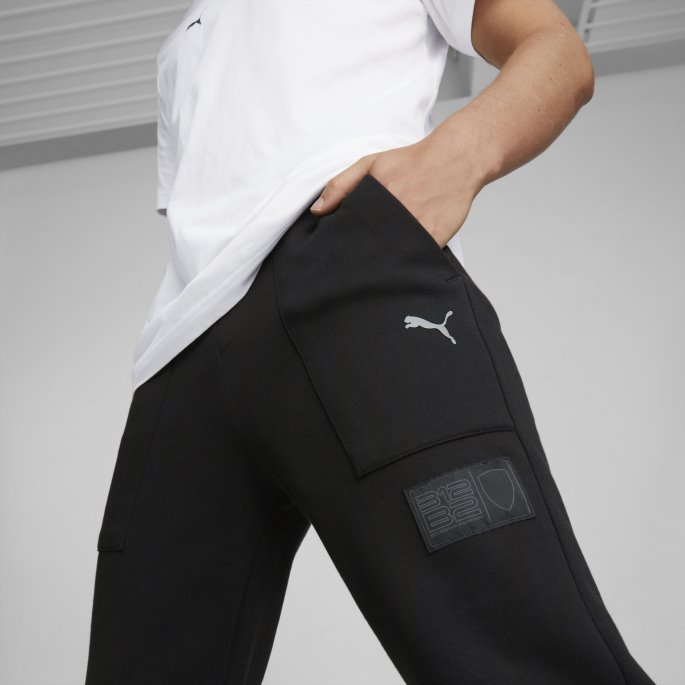 Svart Scuderia Ferrari Stil Joggebukser Menn Puma På Salg