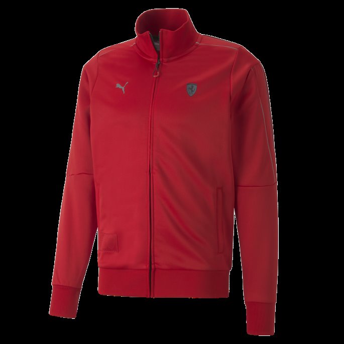 Puma På Tilbud Rosso Corsa Scuderia Ferrari Style Mt7 Treningsjakke For Menn