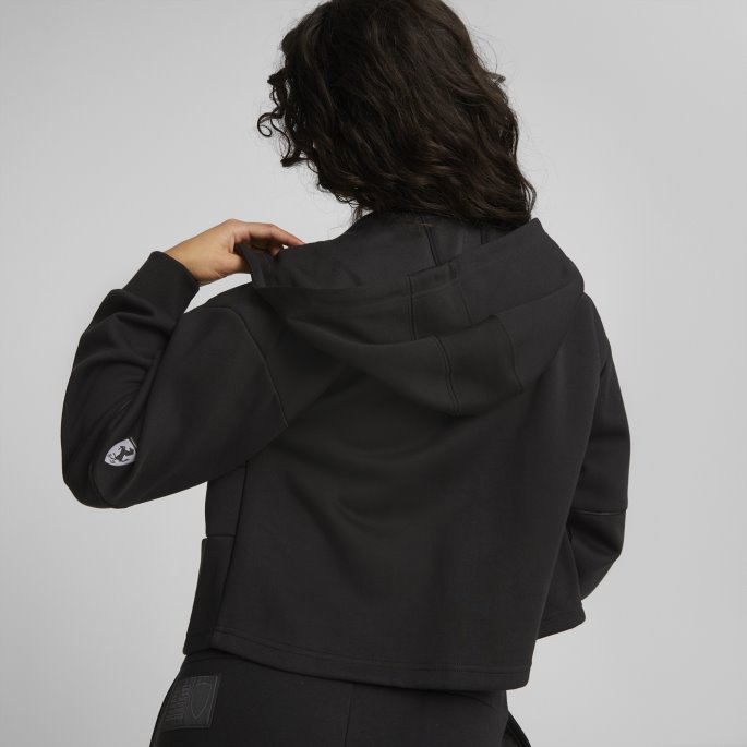 Svart Scuderia Ferrari Style Sweat Jakke Kvinner Puma På Salg