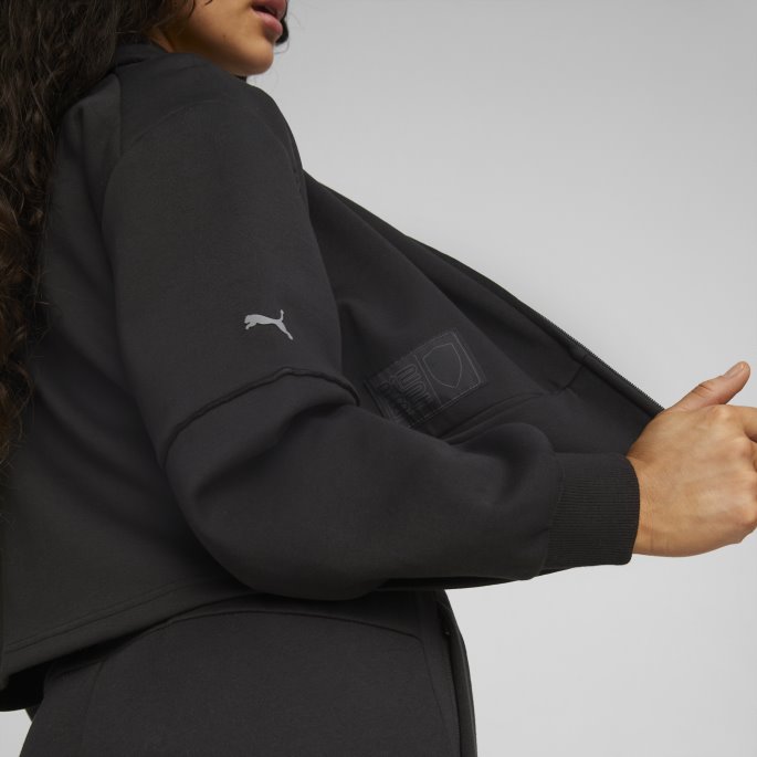 Svart Scuderia Ferrari Style Sweat Jakke Kvinner Puma På Salg