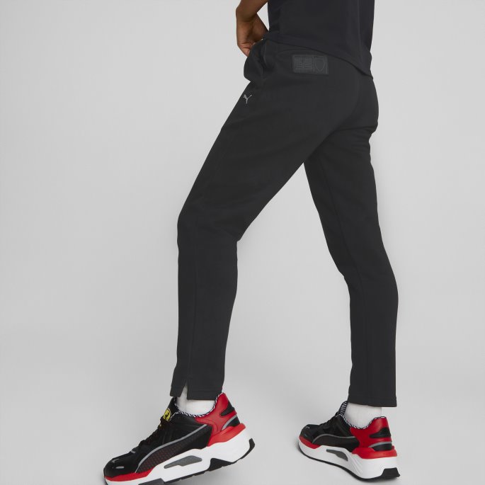 Svart Puma På Tilbud Scuderia Ferrari Stil Joggebukser Kvinner