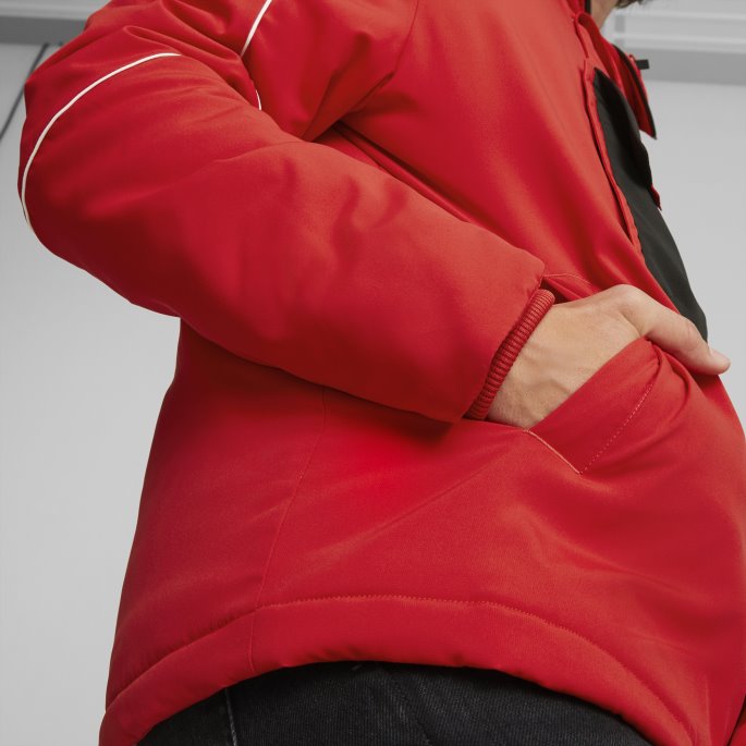 Rosso Corsa Scuderia Ferrari Race Statement Skalljakke Herre Puma På Tilbud