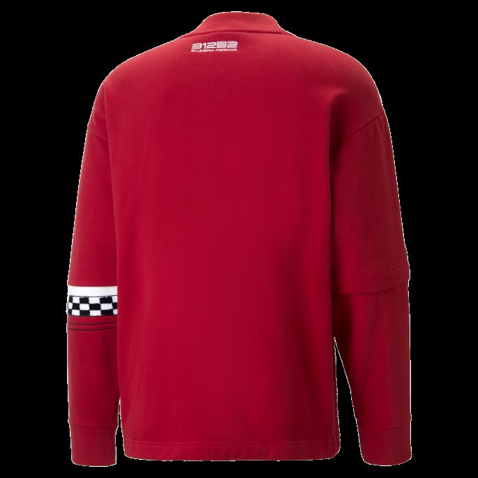 Puma På Tilbud Scuderia Ferrari Race Statement Crew Neck Sweatshirt Herre Rosso Corsa