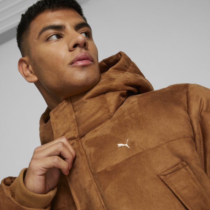 Mmq Dunjakke Puma På Tilbud Desert Tan