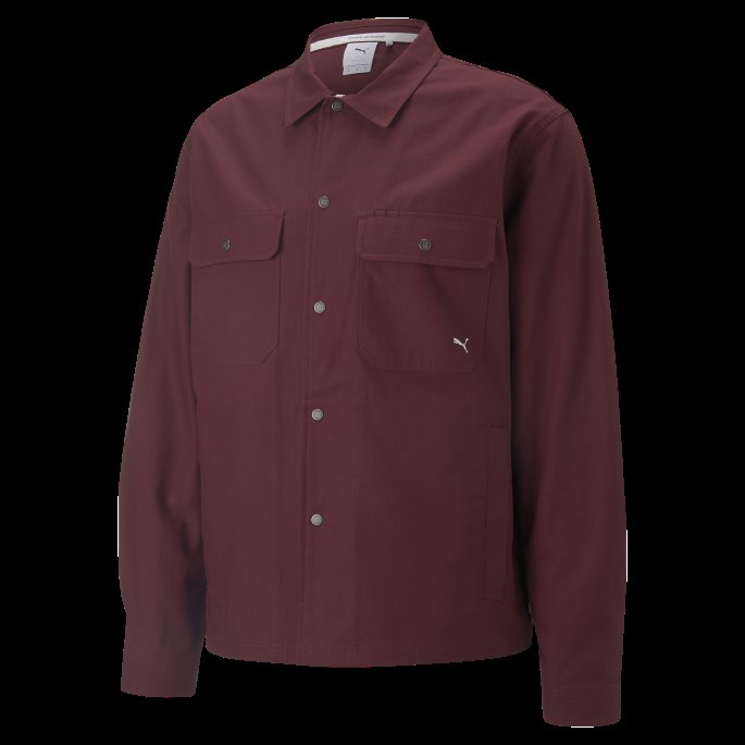 Puma På Tilbud Aubergine Mmq Ripstop Overskjorte