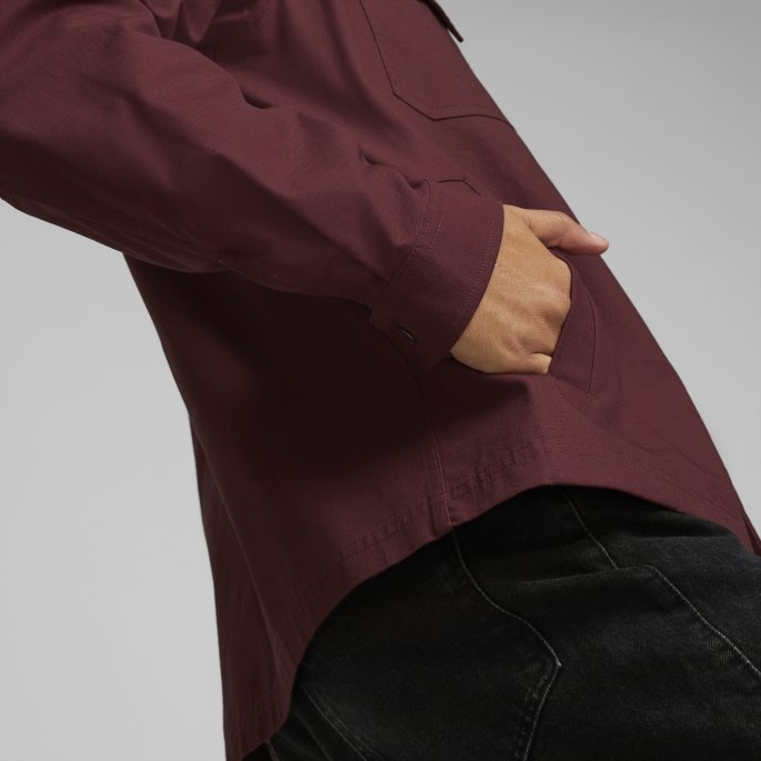 Aubergine Puma På Tilbud Mmq Ripstop Overskjorte
