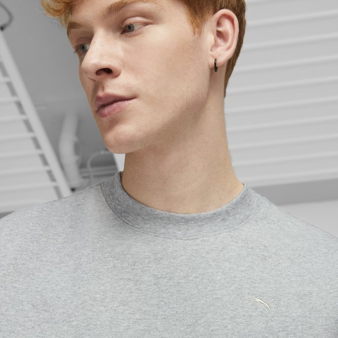 Mmq Tee Puma På Tilbud Lys Grå Lyng