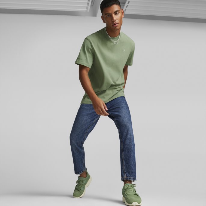Støvete Grønn Puma På Tilbud Mmq Tee