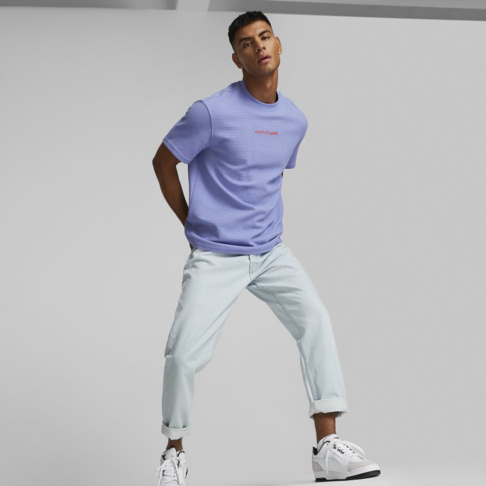 Lavendar Pop Mmq Sail To Bay Grafisk Tee Puma På Salg