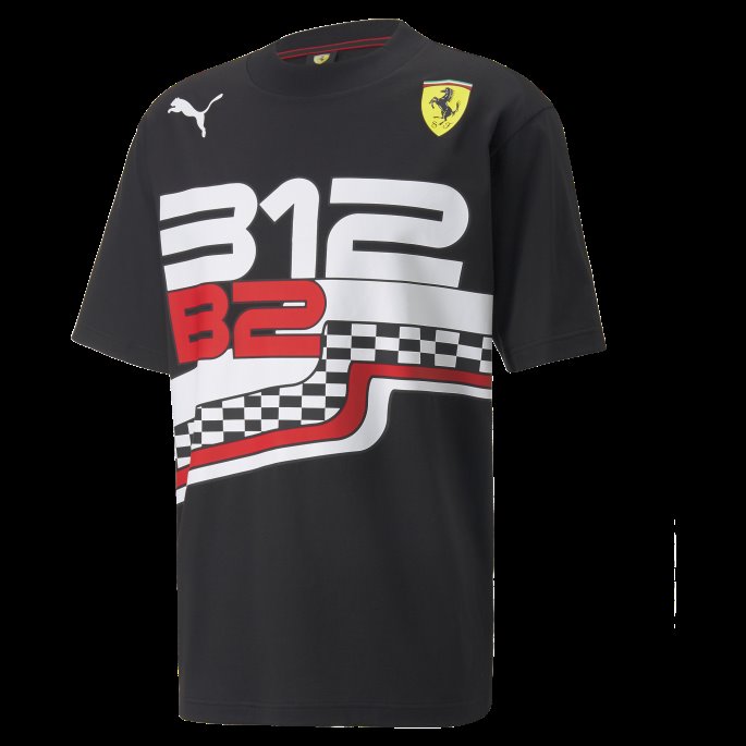Svart Puma På Salg Scuderia Ferrari Race Statement Tee Menn