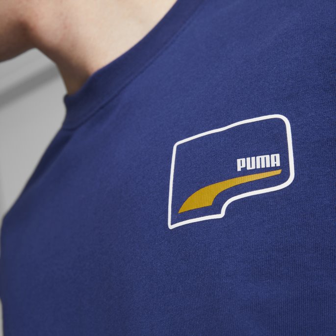 Puma På Tilbud Uptown Avslappet Langermet Topp Elektro Blå
