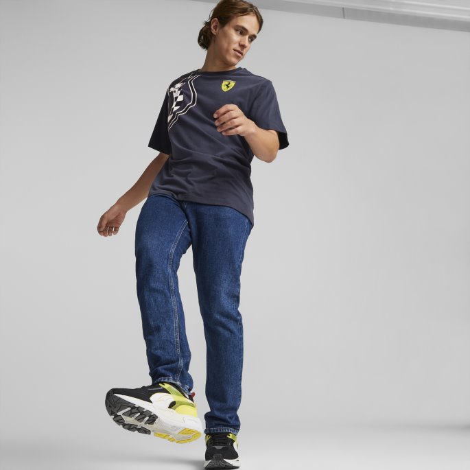 Parisian Night Scuderia Ferrari Race Premium Herre Logo T-skjorte Puma På Salg