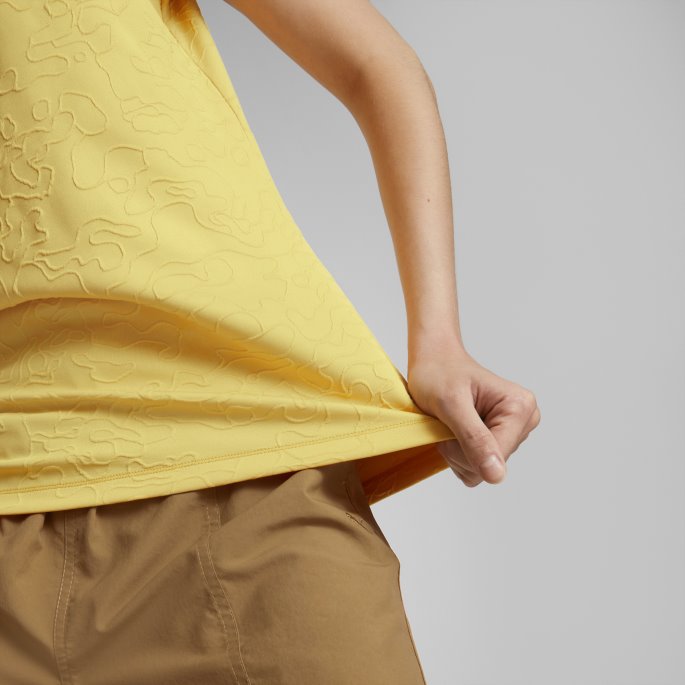 Inland Shortsleeve Tech Dame T-skjorte Sennepsfrø Puma På Salg
