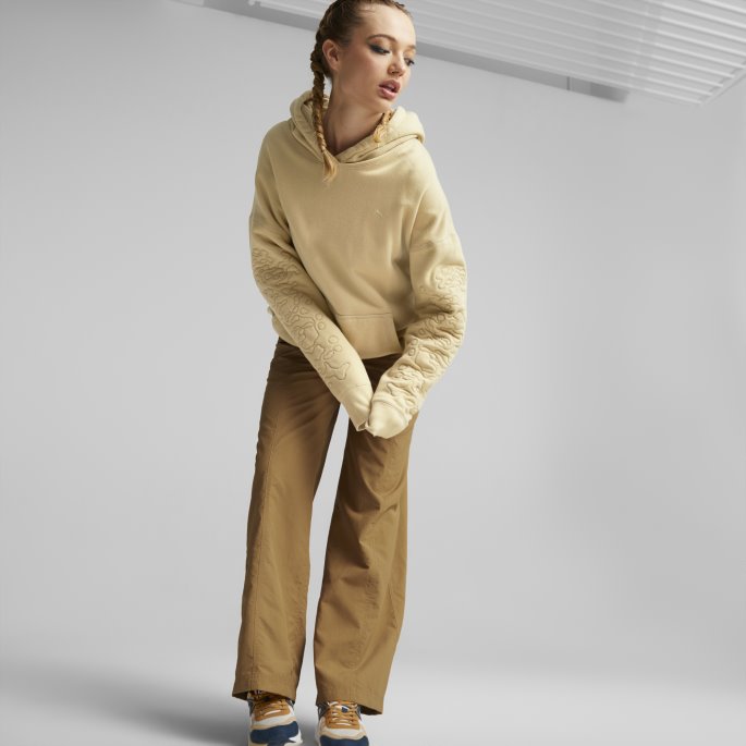 Inland Dame Hettegenser Light Sand Puma På Salg