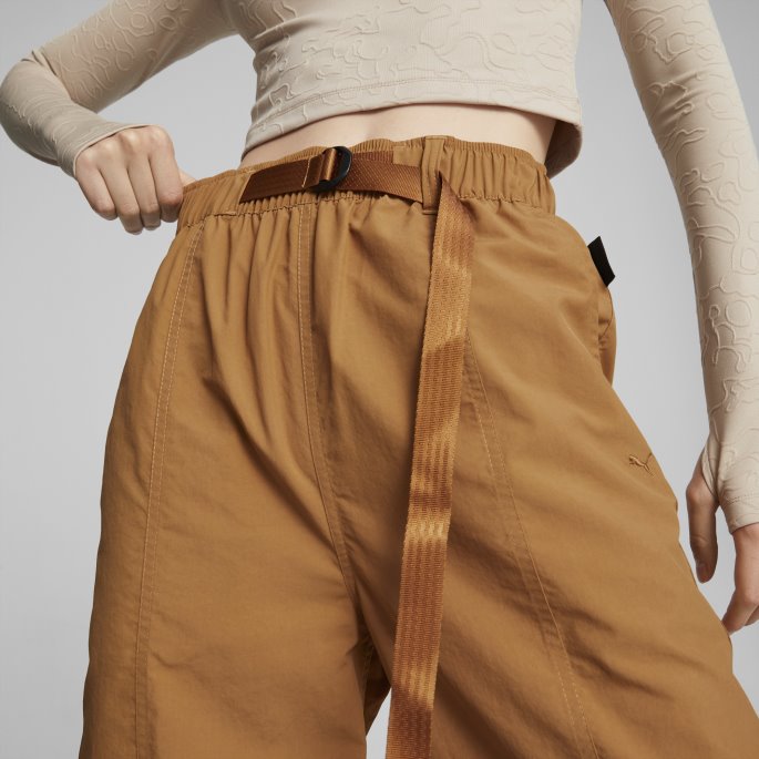 Puma På Salg Innlandet Wide Leg Damebukser Desert Tan