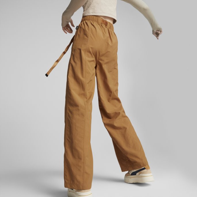 Puma På Salg Innlandet Wide Leg Damebukser Desert Tan