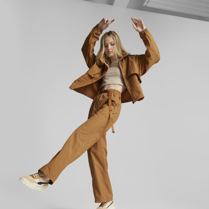 Puma På Salg Innlandet Wide Leg Damebukser Desert Tan