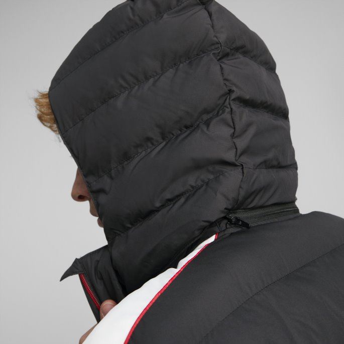 Puma På Tilbud Svart Scuderia Ferrari Race Mt7 Ecolite Jakke Herre