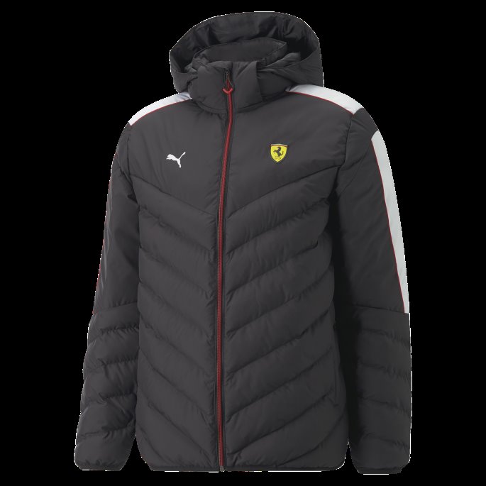 Puma På Tilbud Svart Scuderia Ferrari Race Mt7 Ecolite Jakke Herre