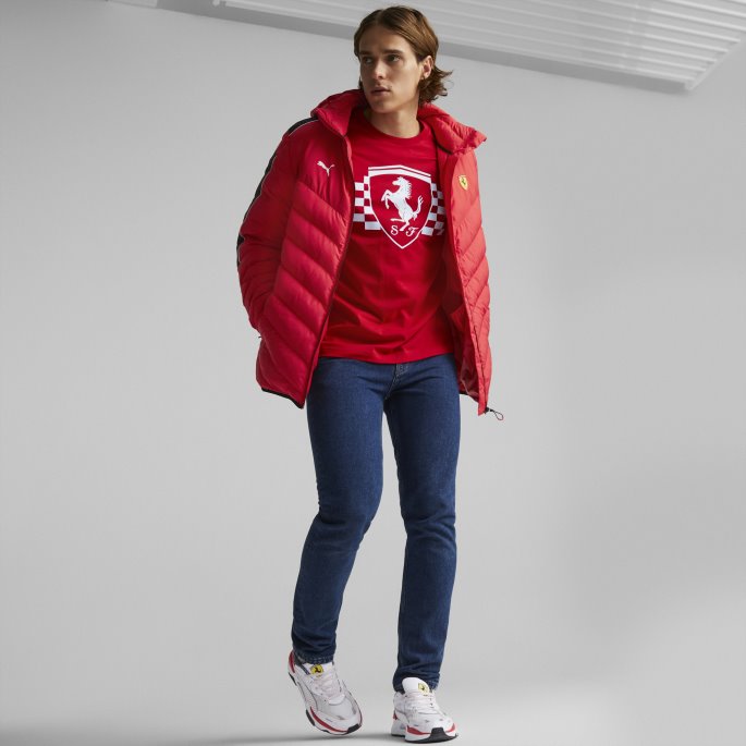 Puma På Tilbud Scuderia Ferrari Race Mt7 Elite Jakke Herre Rosso Corsa