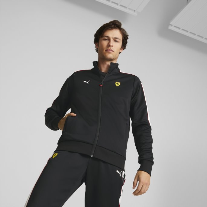 Scuderia Ferrari Race Mt7 Treningsjakke For Menn Svart Puma På Salg