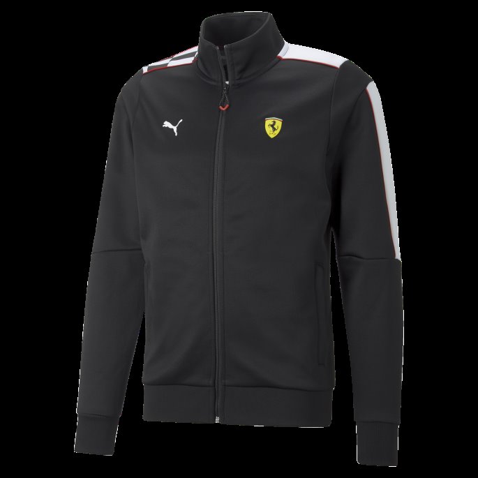 Scuderia Ferrari Race Mt7 Treningsjakke For Menn Svart Puma På Salg