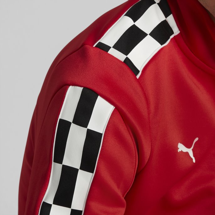 Rosso Corsa Scuderia Ferrari Race Mt7 Treningsjakke Herre Puma På Tilbud