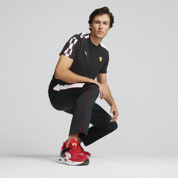 Puma På Tilbud Svart Scuderia Ferrari Race Mt7 Joggebukser Herre