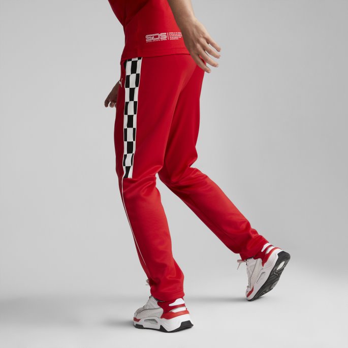 Rosso Corsa Puma På Salg Scuderia Ferrari Race Mt7 Joggebukser Herre