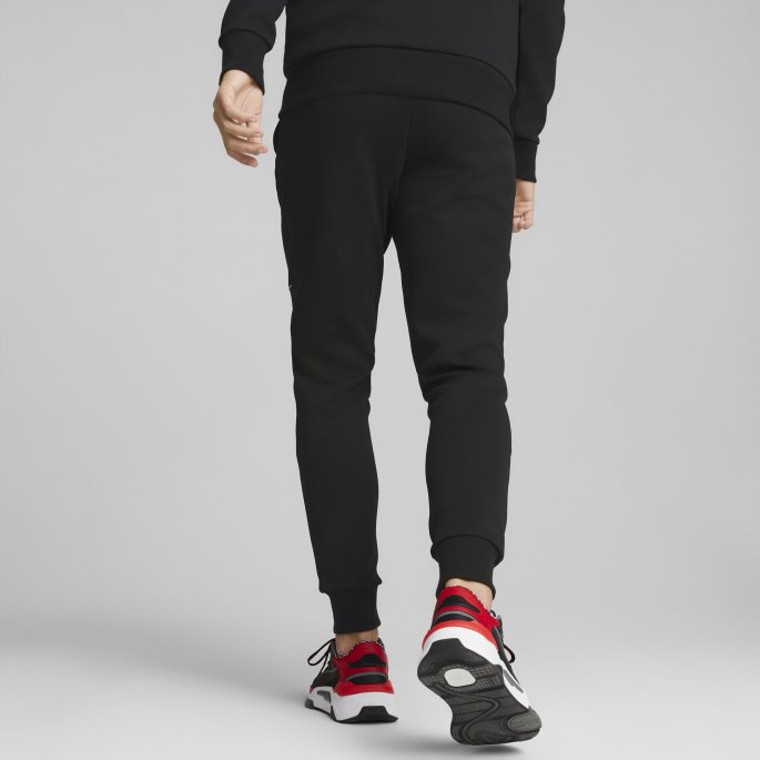 Svart Scuderia Ferrari Race Lukket Mansjett Motorsport Joggebukser For Menn Puma På Salg