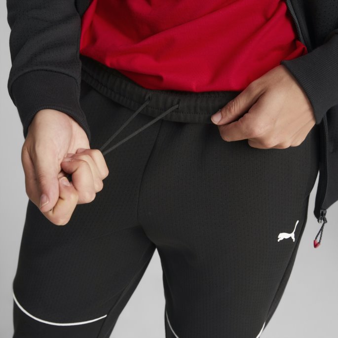 Svart Scuderia Ferrari Race Lukket Mansjett Motorsport Joggebukser For Menn Puma På Salg