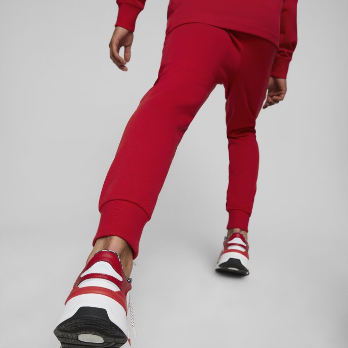 Puma På Salg Scuderia Ferrari Race Lukket Mansjett Motorsport Joggebukser For Menn Rosso Corsa