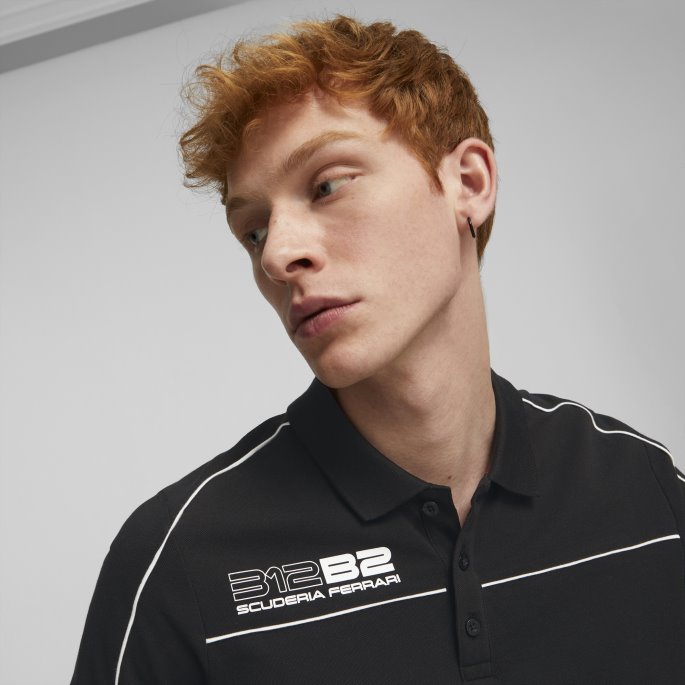 Svart Puma På Tilbud Scuderia Ferrari Race Poloskjorte Herre