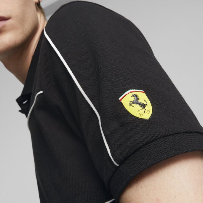 Svart Scuderia Ferrari Race Herre Poloskjorte Puma På Salg
