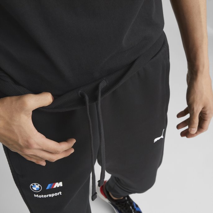 Bmw M Motorsport Joggebukse Herre Bomull Svart Puma På Salg