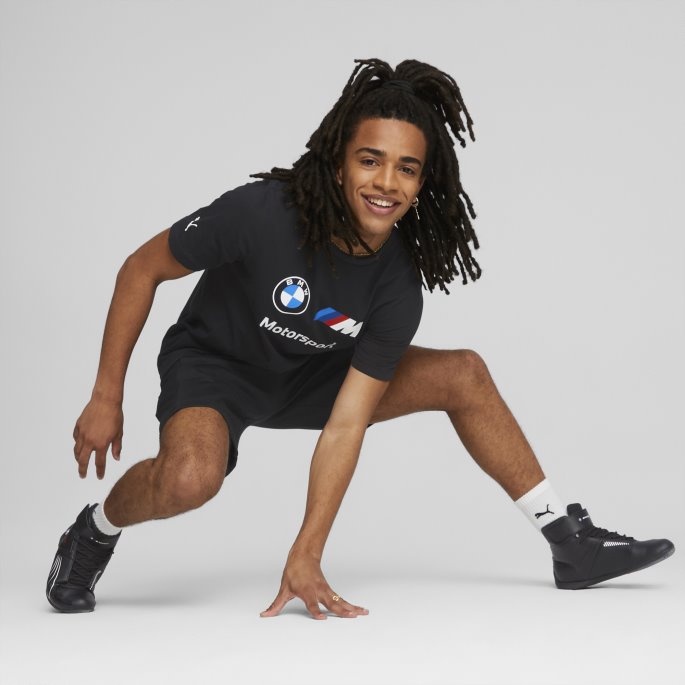 Svart Bmw M Motorsport Sweatshorts Menn Puma På Tilbud