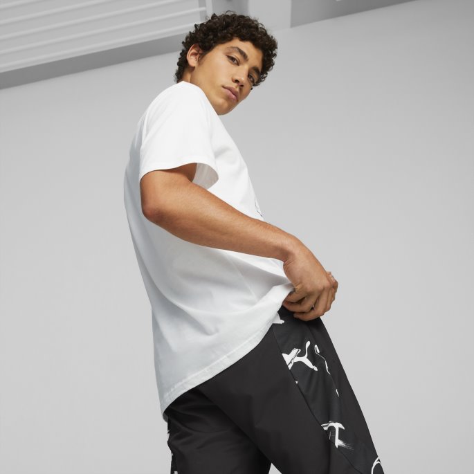 Puma På Tilbud Rkdo Boxy Fit Kortermet Esports Gaming T-skjorte Herre Hvit
