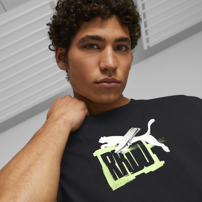 Svart Rkdo Logo Kortermet Esports T-skjorte Herre Puma På Salg