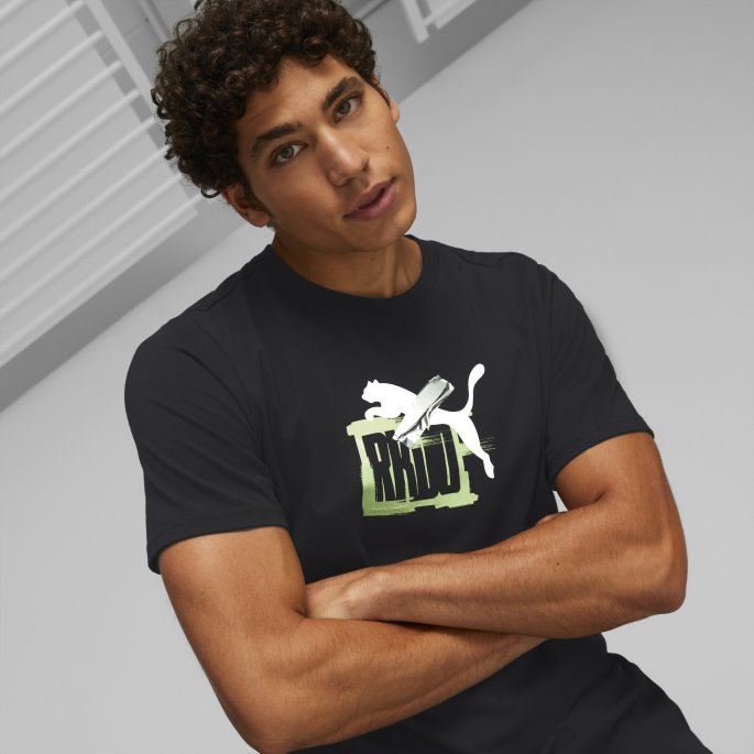 Svart Rkdo Logo Kortermet Esports T-skjorte Herre Puma På Salg