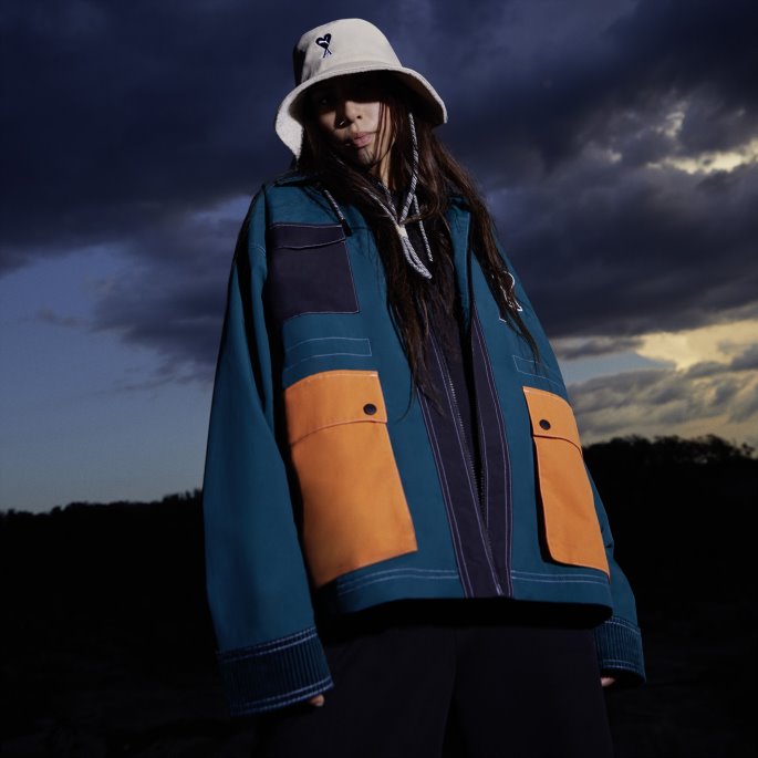 Varsity Green Puma På Tilbud X Ami Jakke