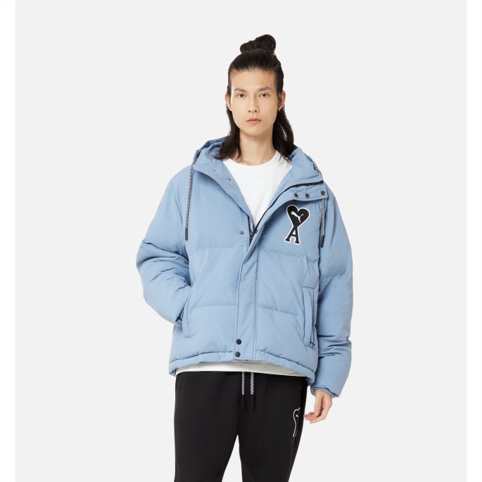 Falmet Denim Puma På Tilbud X Ami Pufferjakke