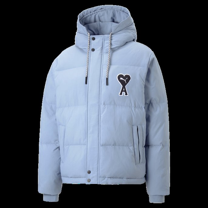 Falmet Denim Puma På Tilbud X Ami Pufferjakke