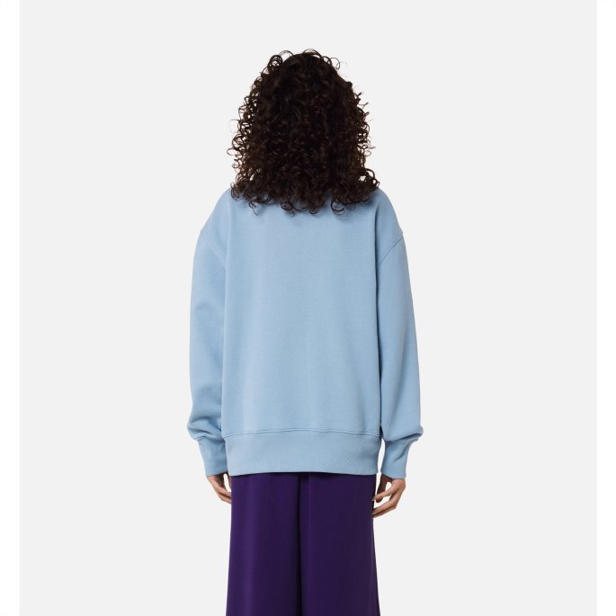Falmet Denim Puma På Tilbud X Ami Sweatshirt Med Halv Glidelås