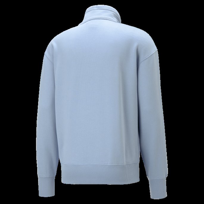 Falmet Denim Puma På Tilbud X Ami Sweatshirt Med Halv Glidelås