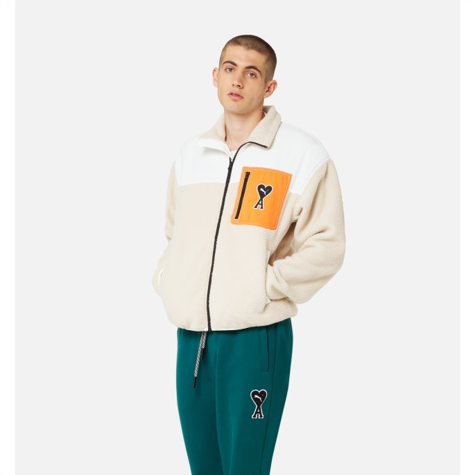Lett Sand Puma På Tilbud X Ami Sherpa Jakke