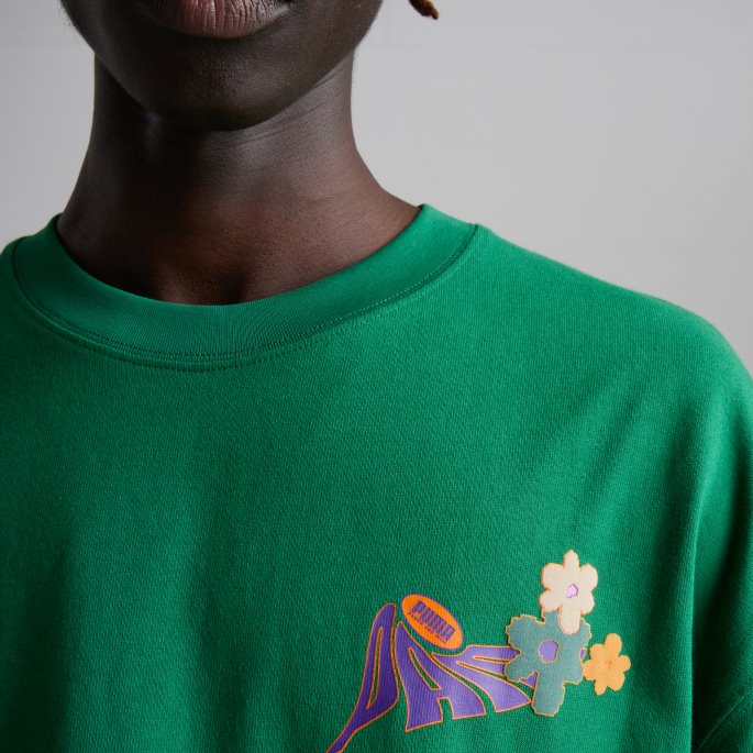 Grønne Grønn Puma På Tilbud X Fordeler Og Mini Grafisk Tee Menn