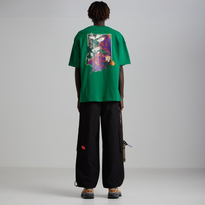Grønne Grønn Puma På Tilbud X Fordeler Og Mini Grafisk Tee Menn